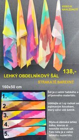 Šátky, šály, šálky, tunely....15% sleva na vše - 19