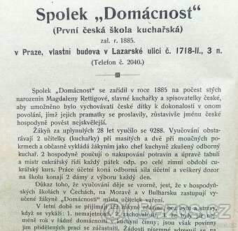 Kuchařská kniha domácnosti, Rakousko-Uhersko, rok 1914 - 19