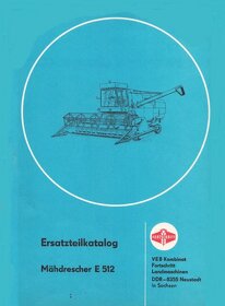 Kombajn E 517 katalog náhradních dílů - 19