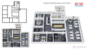 Pronájem kancelářského prostoru, 333 m², Praha 4 - 19