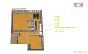 Pronájem bytu 2+1, 56 m², České Budějovice, ul. Průběžná - 19