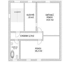 Dům 320 m2 s pozemkem: obchod, kanceláře, sklad a dva byty - 19