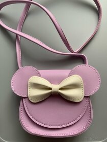 Nová kožená světle růžová dětská kabelka Minnie - 19