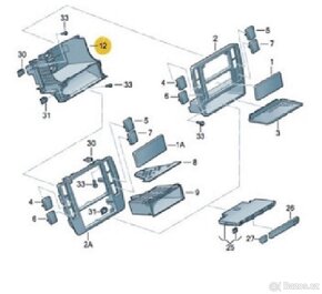 Prodám 2din rámeček radia / Navigace Passat B5 (5.5) - 19