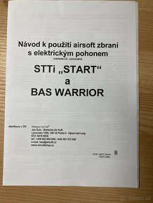 Airsoft ASG SLV36C, baterie, nabíječka, dokumentace - 19