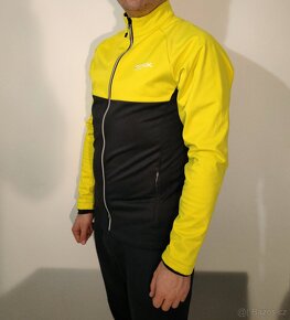 Softshellová cyklo bunda Otix Nao (neon-yellow-black, 2XL) - 19