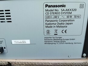 Výkonný stereo systém PANASONIC  SA-AKX320, bluetooth, cd - 19