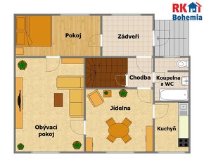 Prodej RD se zahradou v Českém Brodě, v ulici Pod Hájem - 19