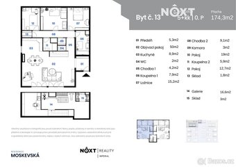 Prodej byt 5+kk, 174㎡ - 19