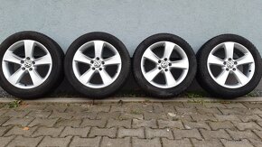 Alu kola 5x112 r17 originá vw passat b8 zimní pneu - 19