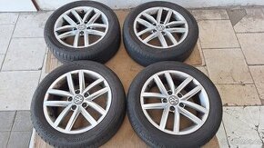 Alu kola VW 16" 5x112 letní pneu 205/55 R16 4-6mm Golf 7