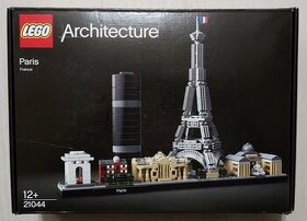 LEGO Architecture Paříž - rozbalené a 1x složené