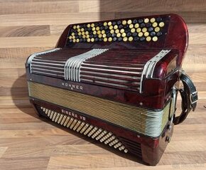 Knoflíkový Akordeon (harmonika,heligonka) Hohner Sirena V