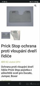 PRICK STOP ochrana proti vykradeni