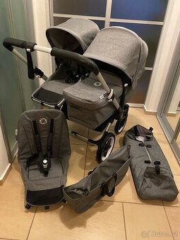 Bugaboo Donkey 3 grey melange twin