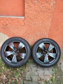 Originální Alu kola 5x112 Škoda Superb III 215/55/17 - 1