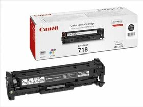 Nový originální zatavený toner 718BK pro tiskárny Canon