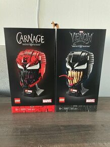 Lego helmy Marvel 76187 a 76199 Venom a Carnage