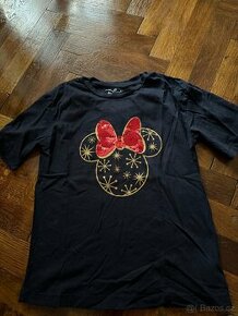 Tričko minnie mickey disney dámské černé vel. M