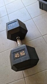 Jednoruční činky HEXA - 45kg