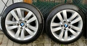 BMW,OPEL alu kola 17" 5 x 120, 4 kusy včetně pneu dvojrozměr - 1