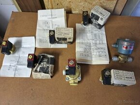 Solenoidový ventil 24V nebo 220V; 1/4" nebo 17,6 mm