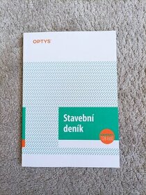 Stavební deník, nový, samopropis, OPTYS, 128 listů