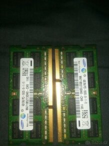 RAM SODIMM DDR3 2x 4GB a 2x 2GB+1GB 1 ks zdarma - 1