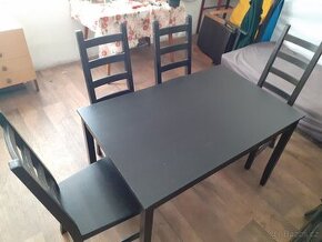 Ikea stůl Lerhamn a 4 židle