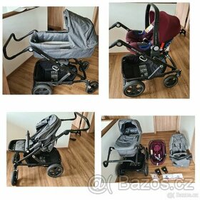 Trojkombinace Britax Go Big 2 premium line grey melange