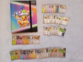 Pokémon Prismatic Evolutions set karet + Album v7