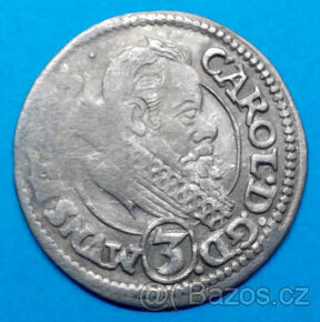 mince stříbro Karel II. staré Slezsko