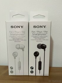 Sluchátka SONY MDR-EX15AP s mikrofonem (NOVÁ)