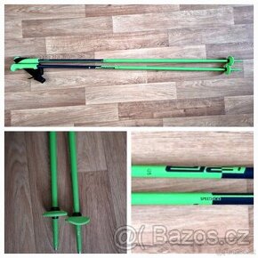 ELAN SPEEDROD lyžařské hole 125 cm, neon green