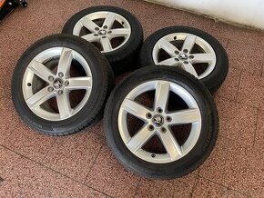 Prodám originální alu kola Škoda Rozteč 5x112 r16