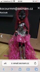 Panenka monster high Mattel