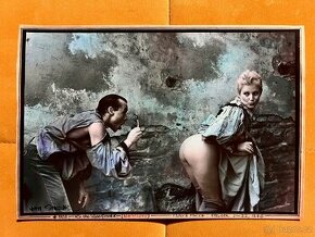 Jan Saudek - fotografie “Námluvy”