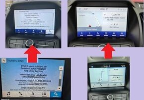 SYNC 3 aktualizace 3.4. mapy F12