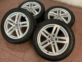 Originální ALU kola audi 5x112 r17 zimní pneu 6,5mm - 1