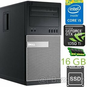 Levné herní PC: i5/ 16GB/ GTX1050Ti-4GB/ SSD+HDD/záruka