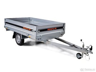 Odolný přívěsný vozík RESPO T150 FLATBED , 750kg