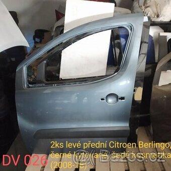 Citroen berlingo přední dveře ll - originální přední dveře k