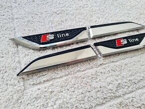 Bočné krídelká nálepky na blatník pre AUDI S-Line - 1
