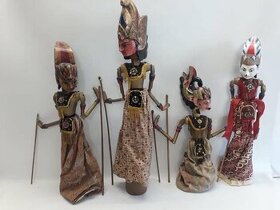 Staré panenky,WAYANG,Indonésie,loutky - 1