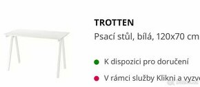 KÚPIM STOLÍK IKEA TROTTEN