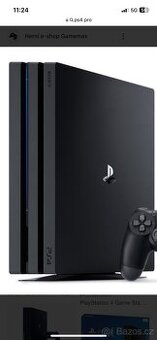 Ps4 pro koupim se systemovym softwarem do 11.00