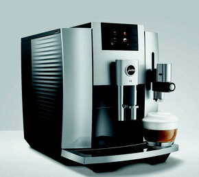 Espresso Jura E8 Moonlight Silver, Aroma Grinder, 17 kav - 1