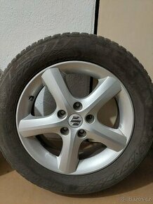 Alu kola originální Suzuki zimní pneu 205/60 R16 - 1