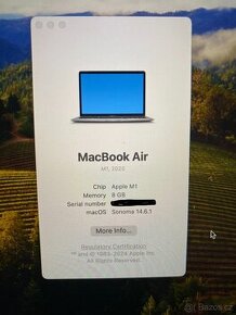 MacBook Air M1 8Gb RAM 256GB SSD 2020