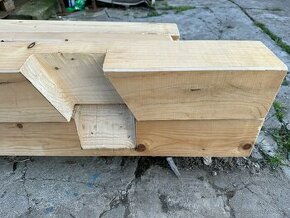 Dřevěná konstrukce na houpačku - 1